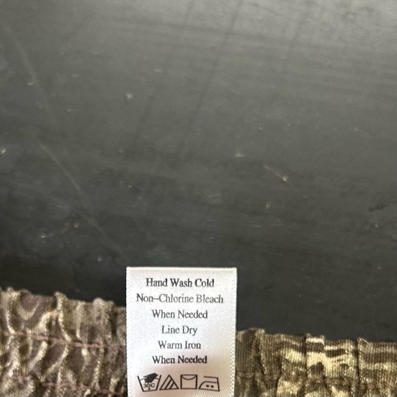 Coldwater Creek XL Linen Blend Soft Wash Ankle Length Pants Batik Design AS-IS - Picture 14 of 16